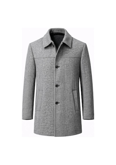 Classics Men Claassics Men Erkek Regular Fit Kaşe Kaban Ceket - 7531 Gri