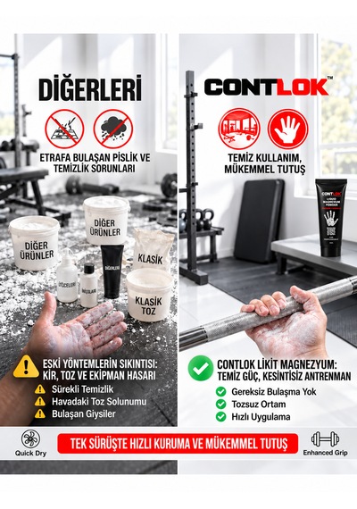 Likit Magnezyum Tozu - Elite Series Liquid Chalk 50cc - Calisthenics, Crossfit, Powerlift, Arm Wrestling, Fitness, Pole Sport