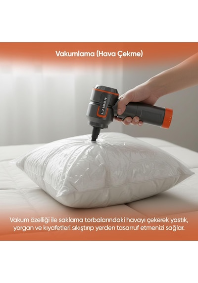 Vt-120 5-in-1 Kablosuz Araç Süpürgesi: 20.000 Pa Güç & Değiştirilebilir 2 Bataryalı Powerb Gri