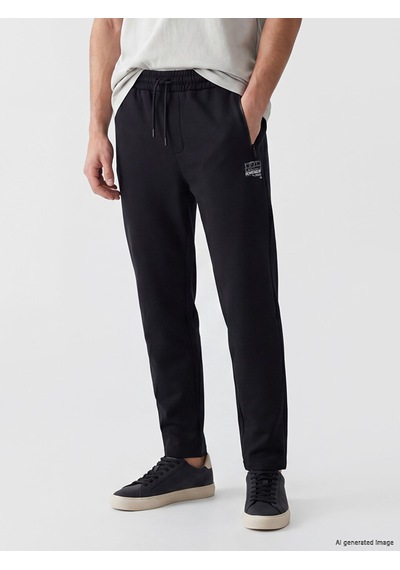 LC Waikiki Lc Waıkıkı Siyah Regular Fit Erkek Eşofman Altı