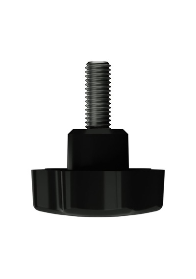 Cateksss Sıkma Ayar Vidası 40 Mm M8x50 Polyemid Siyah - 6 Lı Paket
