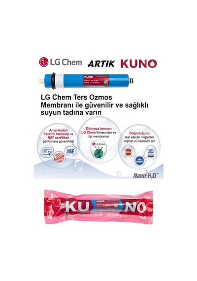 Sulook Su Arıtma Sistemi Lg Membran 80 Gpd 10 Adet