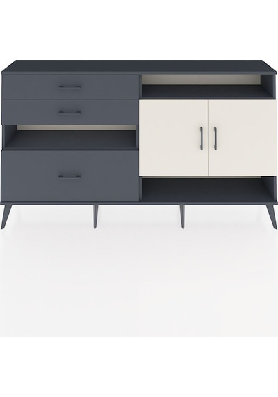Arges Konsol 4 Raflı 3 Çekmeceli 2 Kapaklı 176x30x99 Antrasit-ayt Antrasit-aytaşı/antrasit Arges Konsol 4 Raflı 3 Çekmeceli 2 Kapaklı 176x30x99 Antrasit-ayt Antrasit-aytaşı/antrasit