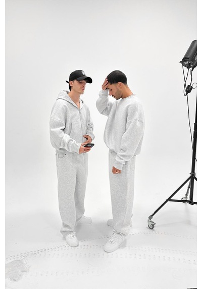 Gri Melanj Cozy Basic Oversize Sweat Gri Melanj