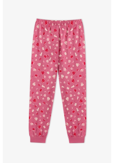 Penti Kız Çocuk Gül Kurusu Mailing Friend Pamuklu Uzun Kollu 2li Pijama Takımı Pk34