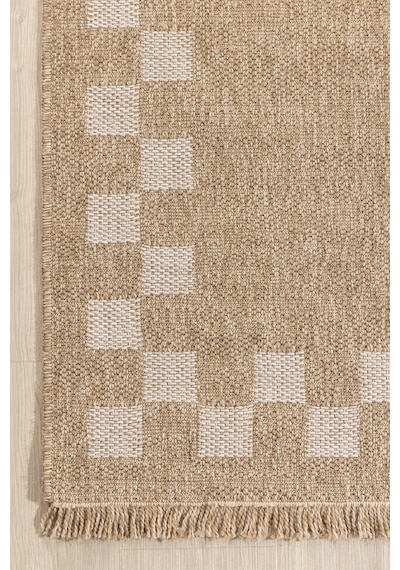 Koza Halı Fibra Natural Krem Halı Kilim Salon Oturma Odası Yolluk Yatak Oda Natural Beyaz