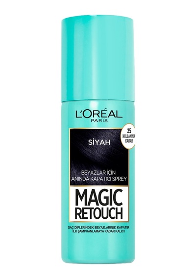 L'oréal Paris Magic Retouch Beyaz Dipleri Kapatıcı Sprey - Siyah - 8 Adet Tarı