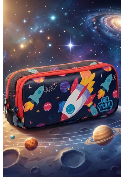 Lisanslı Space Lacivert Orijinal Okul Çantası Lacivert