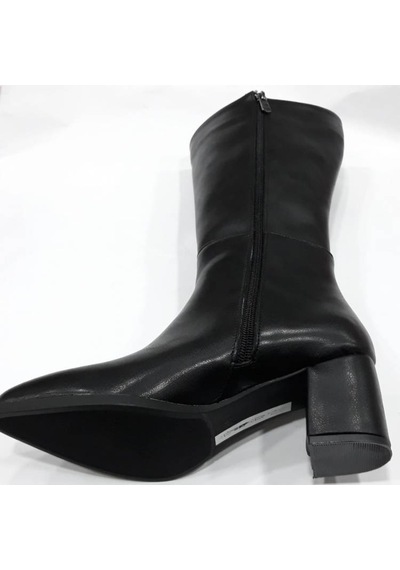 Punto 343035 Kadın Fermuarlı 6 Cm Topuklu Çizme