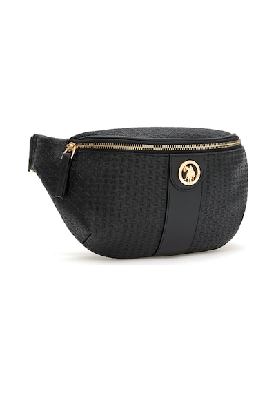 U.S. Polo Assn. Kadın Siyah Bel Çantası 50293695-VR046