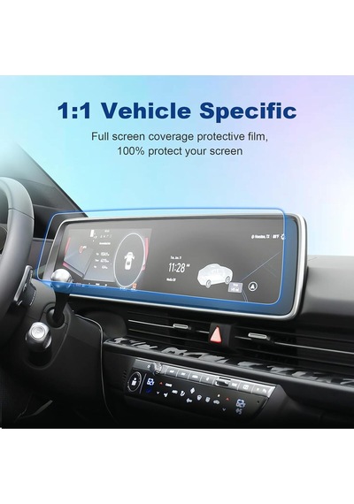 Hyundai Ionıq 6 Uyumlu 2024 2025 Gösterge Ve Navigasyon Büyük Bilgi Ekranı 9h Nano Ekran Koruyucu