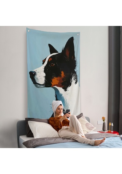 Sevimli Köpek Duvar Örtüsü-7635