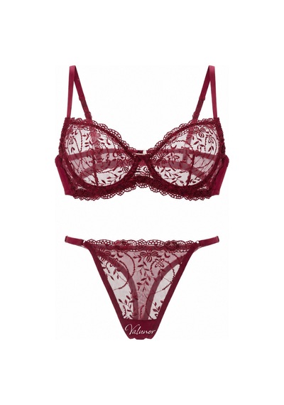Valunor Glam Bordo Kadın İç Çamaşırı Takımı Askılı Dantelli Çiçekli Balenli Sütyen Takımı Tanga Ve Bralet Bordo - 844047374 Bordo Valunor Glam Bordo Kadın İç Çamaşırı Takımı Askılı Dantelli Çiçekli Balenli Sütyen Takımı Tanga Ve Bralet Bordo - 844047374 Bordo