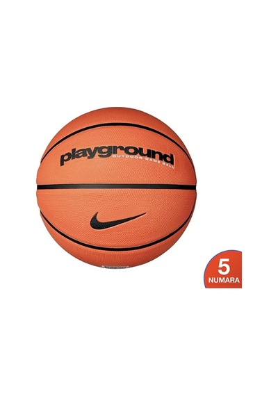 Nike Everyday Playground 8p Deflated Basketbol Topu N.100.4498.814-5 Turuncu N.100.4498.814-5