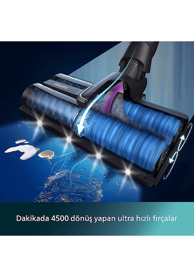 Philips Aqua Trio 9000 Seri XW9463/11 Islak & Kuru Temizlik Kablosuz Dikey Süpürge