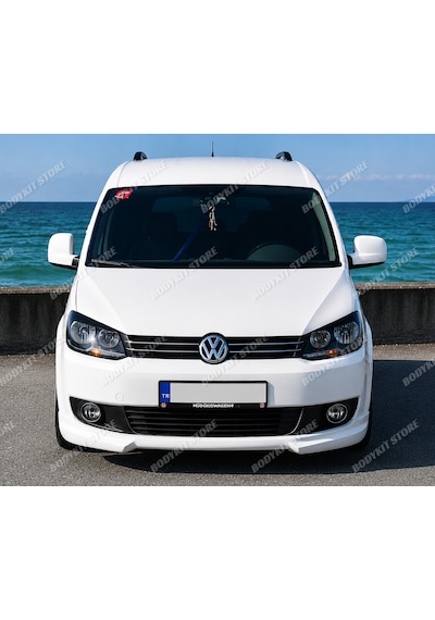 Caddy Ön Tampon Eki Vw Caddy 2010-2015 Uyumlu Ön Ek Karlık - Boyasız - Fiberglass - Açıklamayı Okuyun