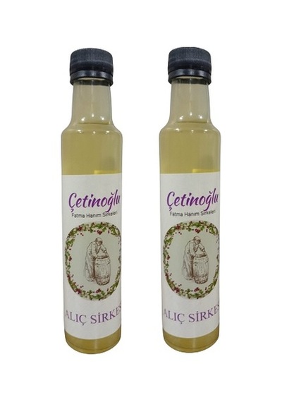 Çetinoğlu Fatma Hanım Alıç Sirkesi 2 x 250 ML