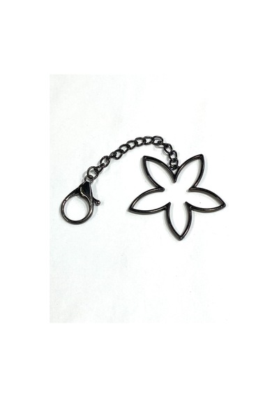 Karantuhafiye Metal Çanta Sallantı Süsü / 18 Cm / Slt3 Antrasit