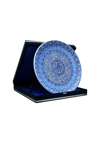 E38 El İşçiliği Çini Tabak - 30 Cm - 6523