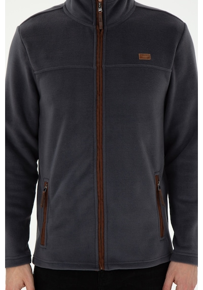 U.S. Polo Assn. Erkek Antrasit  Polar Örme Hırka 50290594-VR006