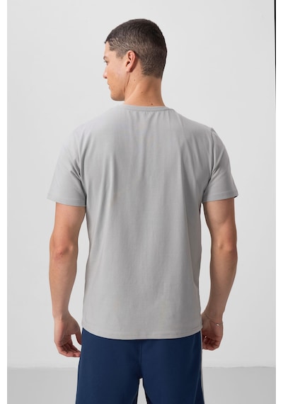 Tommy Life Taş Erkek Basic Kısa Kol Standart Kalıp O Yaka T-shirt - 87911 Taş