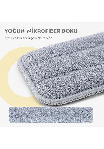 Vusıgn Vs1420 Düz Mop Uyumlu Yüksek Emici Paspas Bezi 39 12 Cm