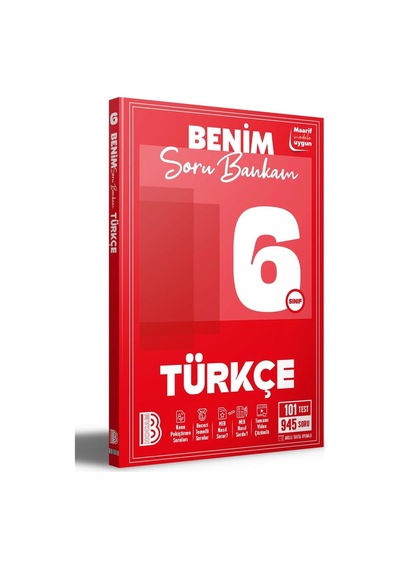 6. Sınıf Türkçe Soru Bankam Benim Hocam Yayınları
