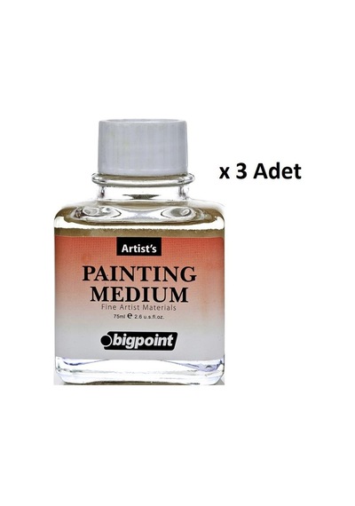 Bigpoint Boyama Medyumu 75 Ml Yağlı Boya X 3 Adet Şeffaf