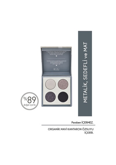 Yves Rocher 4'lü Far Paleti - Granit Siyah-5.9 G