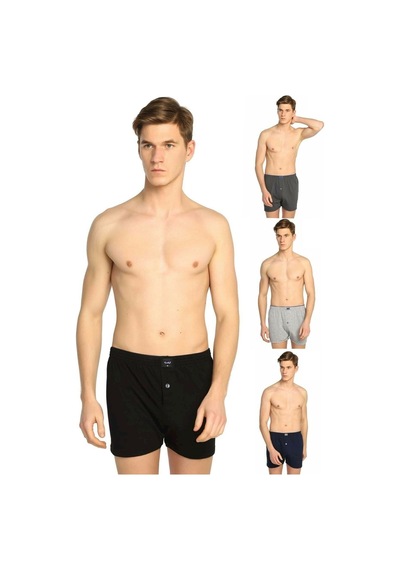4 Adet Karışık Renk Havlu Bel Boxer KARIŞIK 4 Adet Karışık Renk Havlu Bel Boxer KARIŞIK