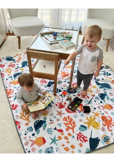 Sıvı Geçirmez Çok Amaçlı Yer Örtüsü Splat Mat Mama Sandalyesi Altı, Yemek, Boyama Ve Oyun İçin Zemin Koruyucu, Makinede Yıkanabilir 145x100 Cm Çok Renkli Sıvı Geçirmez Çok Amaçlı Yer Örtüsü Splat Mat Mama Sandalyesi Altı, Yemek, Boyama Ve Oyun İçin Zemin Koruyucu, Makinede Yıkanabilir 145x100 Cm Çok Renkli