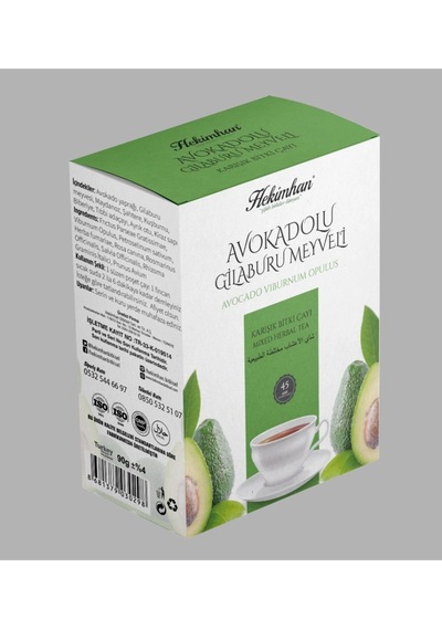 Avokadolu Gilaburulu Şahtereli Çay 45li Süzen Poşet