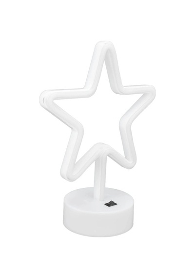 Yıldız Neon Led Lamba Sarı