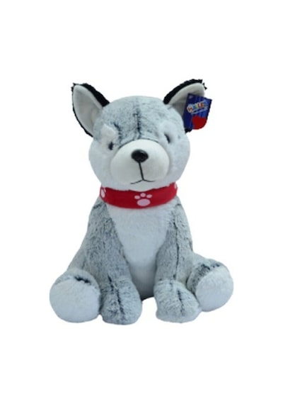 Husky Sibirya Kurdu Peluş 50 Cm 62573 Gri