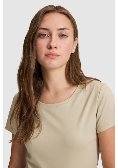U.S. Polo Assn. U.s. Polo Assn. Kadın Açık Haki Tişört Basic 50324939-vr183 Acık Hakı