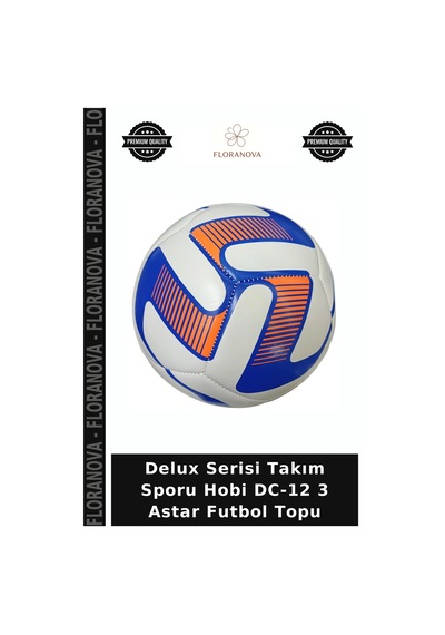 Delux Serisi Takım Sporu Hobi Dc-12 3 Astar Futbol Topu Çok Renkli