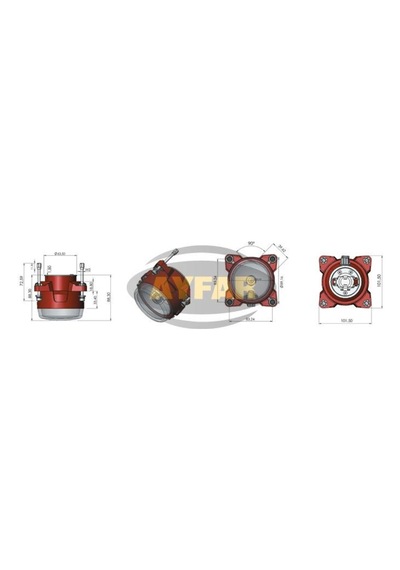 AYFAR SPOT FARI FORD CARGO 2003 > UZUN H7 PARKLI-