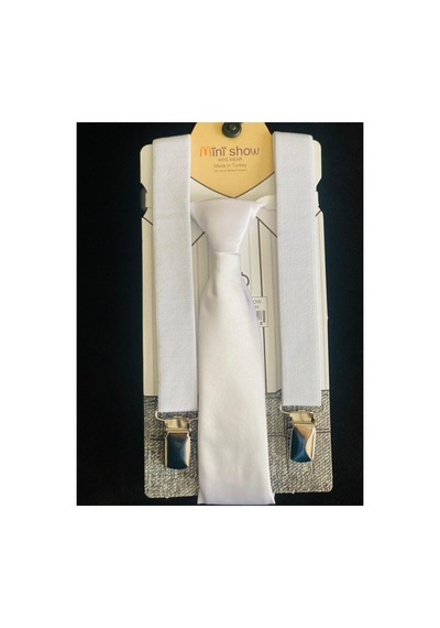 Pirinç Bebe Erkek Çoçuk Kravat Beyaz - 628127913 Beyaz