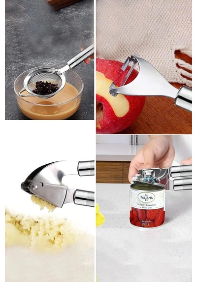 Marselis Isıya Dayanıklı Yanmaz Yapışmaz 35 Parça Silikon Spatula Mutfak Seti Vanilya Diğer