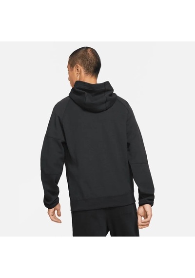 Nike Sportswear Tech Essentials Erkek Siyah Tam Fermuarlı Kapüşonlu Üst