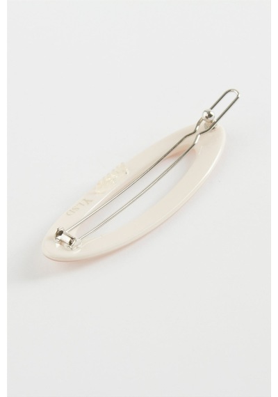 Oval Taşlı Klipsli Toka Pembe 62470076