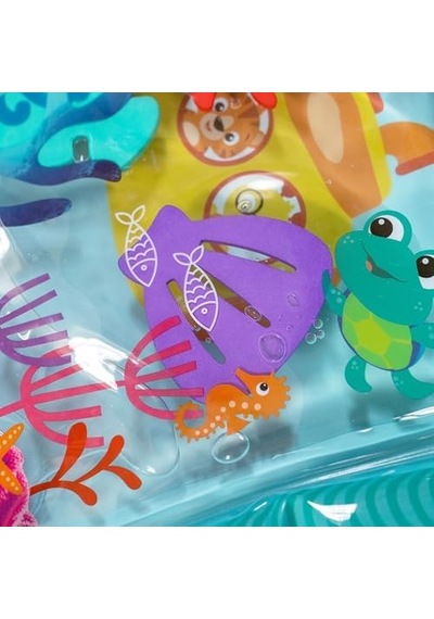 Einstein Ocean Explorers Duyusal Sıçrayan Su Matı, Karın Zamanı Veya Oturarak Oynamak İçin, 0-36 Aylık Yaş