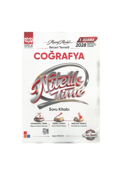 Nitelik 1.aşama Coğrafya Soru Kitabı Beceri Temelli Maarif Model