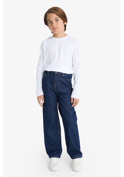 Defacto Koyu Mavi Erkek Çocuk Jean Pantolon F2258a8/nm34 KOYU MAVİ