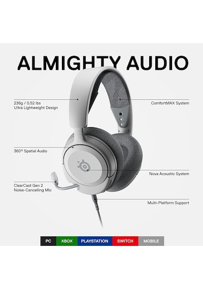 SteelSeries Arctis Nova 1 Multi-System Oyuncu Kulaklığı