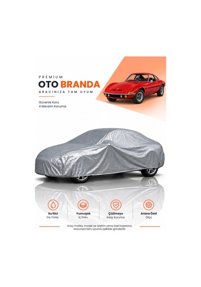Opel Gt 1968-1973 Coupe Uyumlu Araba Brandası Oto Branda Araba Örtüsü Araç Çadırı