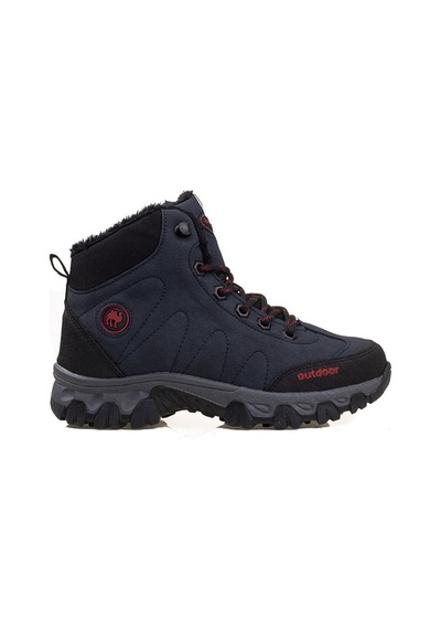 M2S Unisex Yünlü Lacivert Trekking Spor Bot