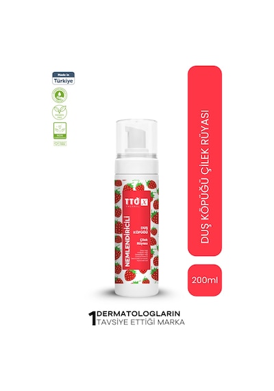 Tto -X Nemlendiricili Duş Köpüğü Çilek Rüyası 200Ml
