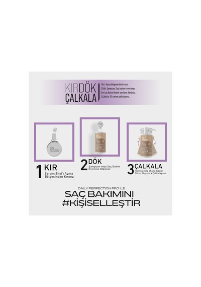 Daily Perfection Provitamin Shot No:3 Ekstra Hacim Serum 2 x 6 ML