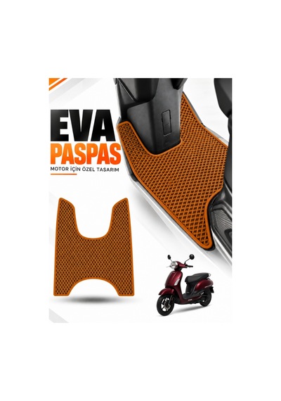 Rks Grace 2002 Uyumlu Eva Motosiklet Paspası Scooter Ayak Paspası Motora Özel Taba